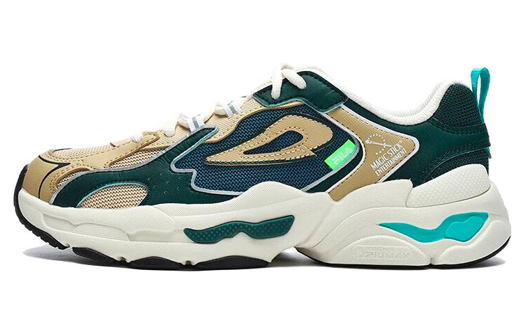 FILA Y2K Ms Low Top Casual Shoes Women's Blue Green Brown