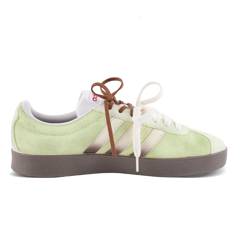 Adidas VL COURT 2.0 Abrasion Resistant Low Top Skateboard Shoes Unisex Green Brown купить в интернет-магазине Yoocart с быстрой доставкой по России.