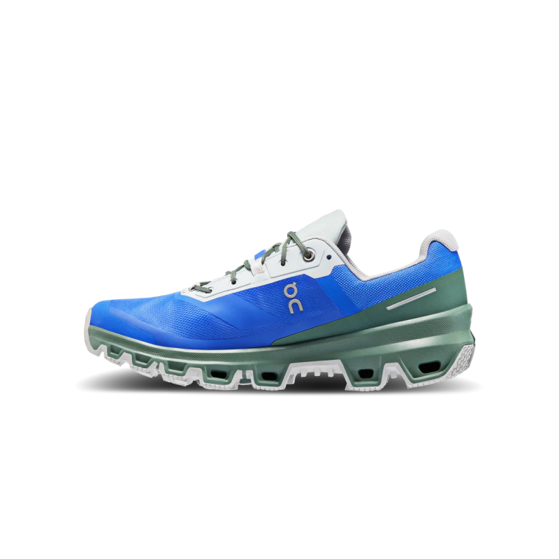 On Cloudventure Durable Breathable Low-Top Running Shoes Women's Blue Green
