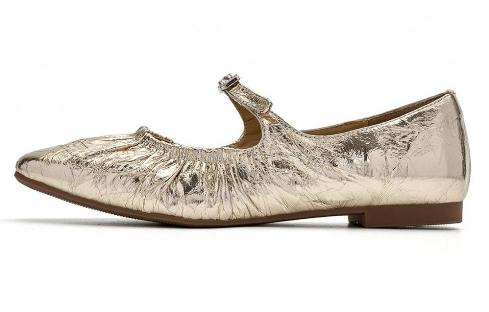 EBLAN Casual Single Shoes Women's Gold