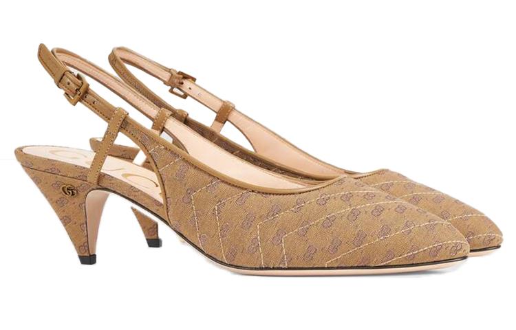 GUCCI Mini Double G Sling Back Pumps