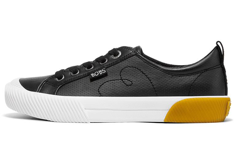 Skechers Bobs B Wilder Low Top Sneakers Black/White Women's