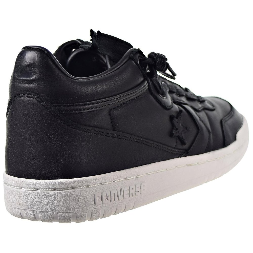Converse Fastbreak Anti-Slip Wear-Resistant Mid-Top Skateboard Shoes Unisex Black