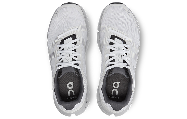 On Running Cloudgo White Glacier Grey Women's