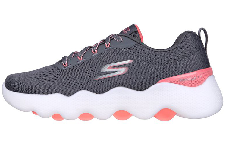 Skechers Go Walk Massage Fit Low Top Casual Shoes Women's Gray