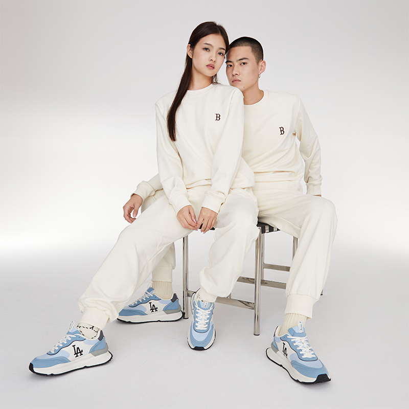 MLB Chunky Runner Chunky Sneakers Unisex Low-Top Sky Blue