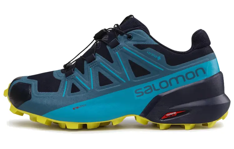 SALOMON Speedcross 5 Cushioning Anti-Slip And Wear-Resistant Low-Top Trail Running Running Shoes Men's Dark Blue