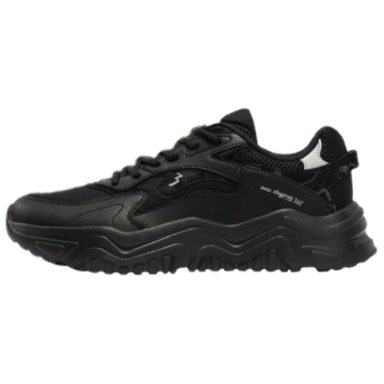361° Cushioning, Wear Resistant Low Top Casual Shoes Men's Black