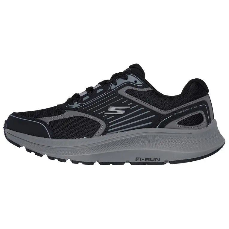 Skechers Go Run Consistent 2.0 Low Top Training Running Shoes Men's Black Gray