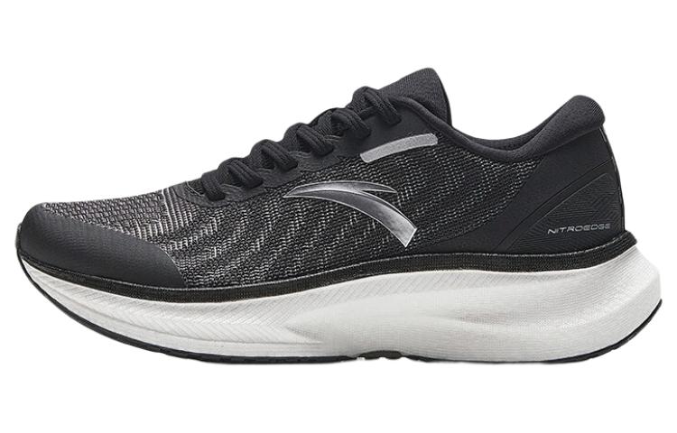 Anta Anti-Slip Wear-Resistant Low-Top Running Shoes Women's Black White
