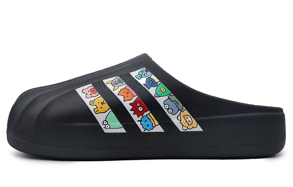 Adidas Originals AdiFOM Superstar Wrap-toe Slippers Unisex Black White