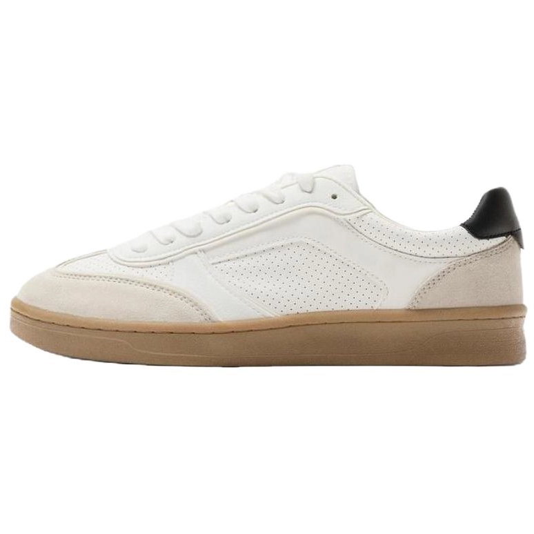 ZARA Low Top Skateboard Shoes Men's White