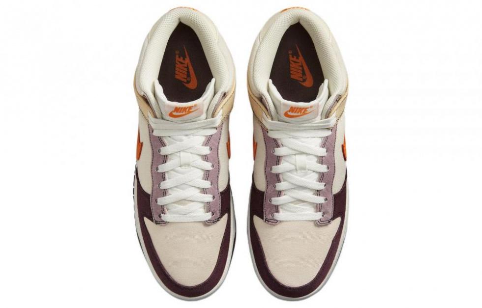 Nike Dunk Mid Coconut Milk Plum Orange купить в интернет-магазине Yoocart с быстрой доставкой по России.