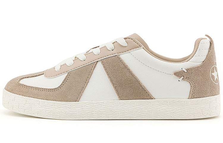 Kappa Low Top Skateboard Shoes Unisex Oxford Brown Winter White