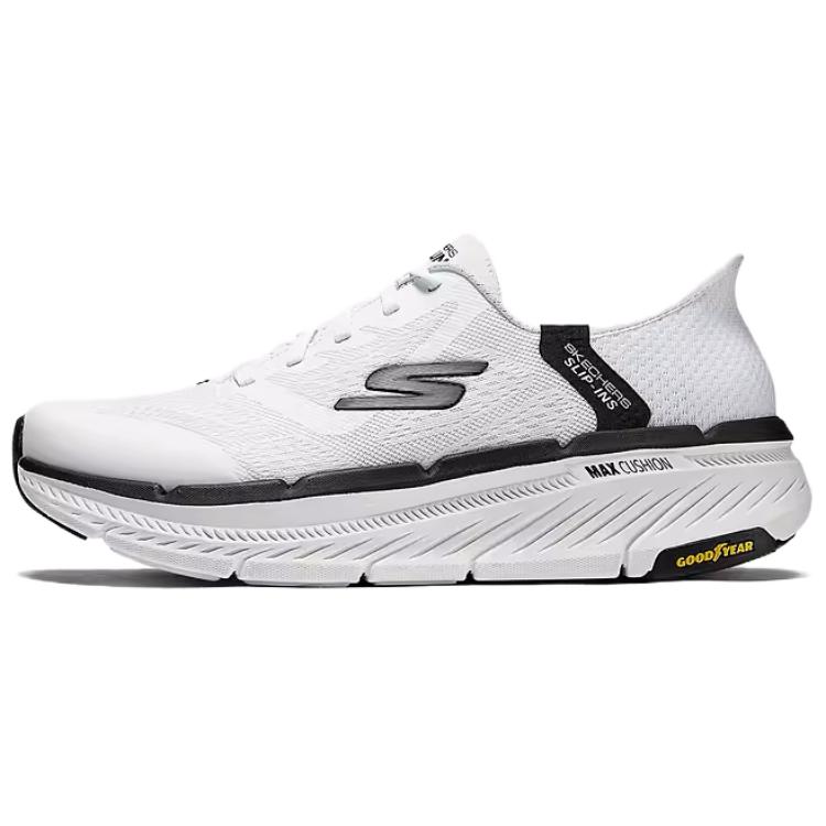 Skechers MEN'S GO Low Top Running Shoes Men's White Black