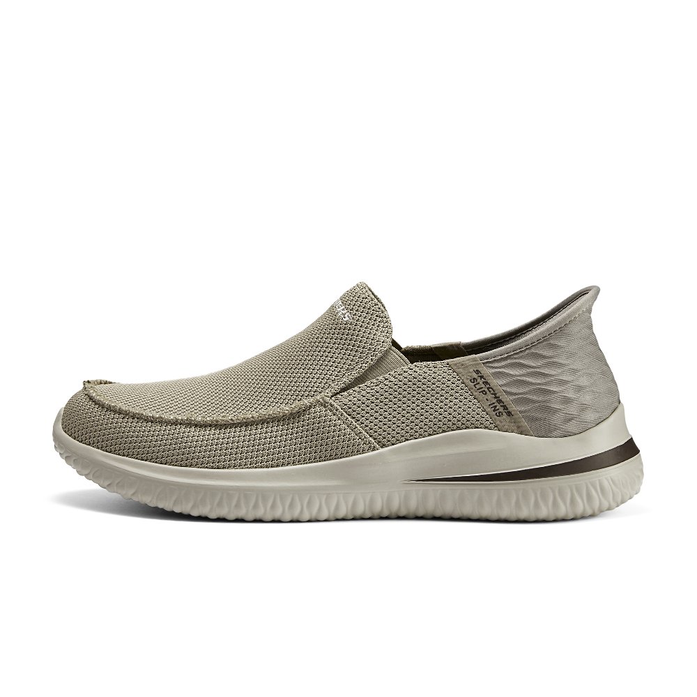 Skechers Slip Ins Casual Shoes Men Low-Top Taupe