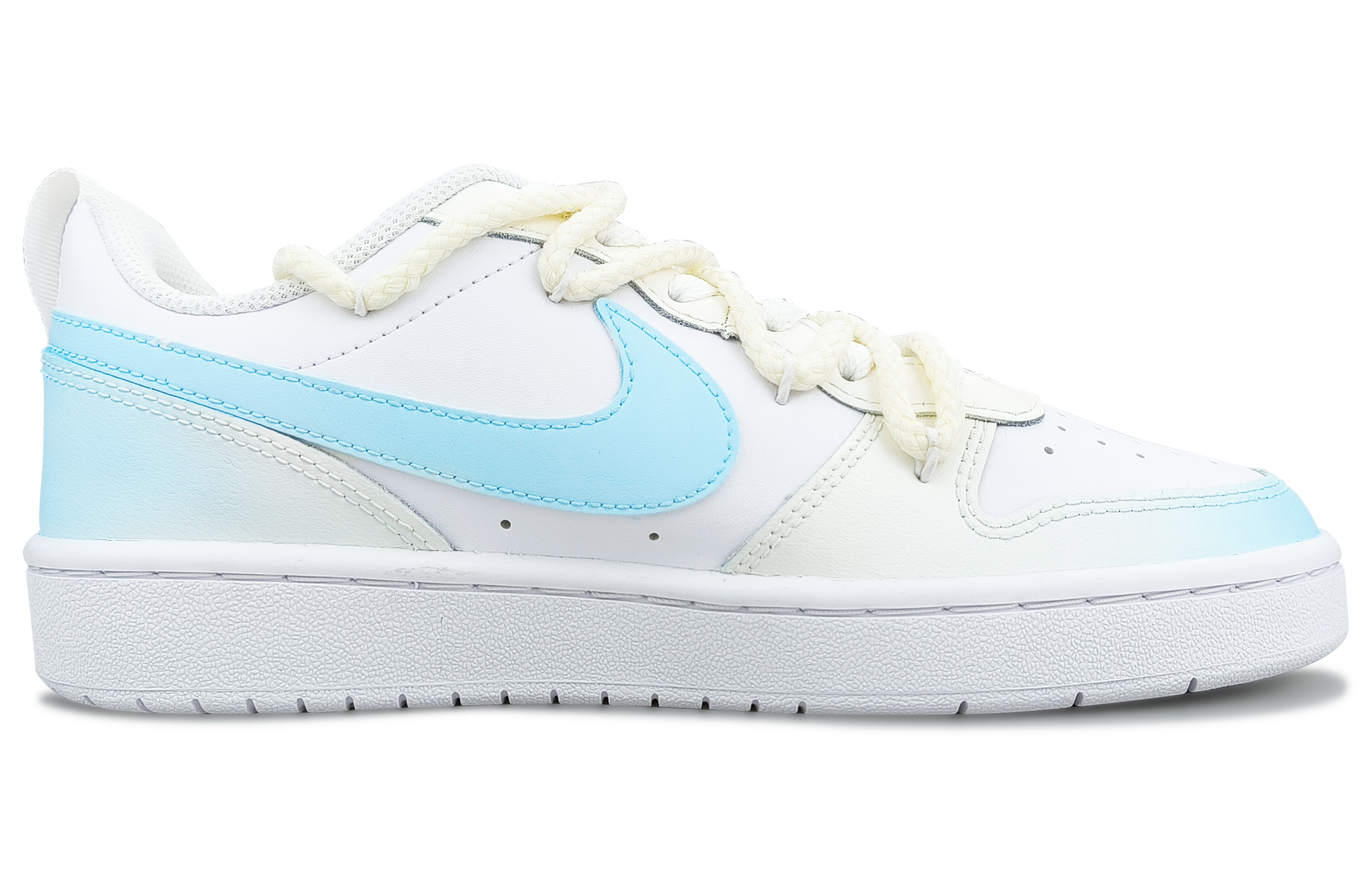Nike Court Borough 2 Unknown Flowers Anti-Slip Wear-Resistant Low-Top Skateboard Shoes Women's Light Blue купить в интернет-магазине Yoocart с быстрой доставкой по России.