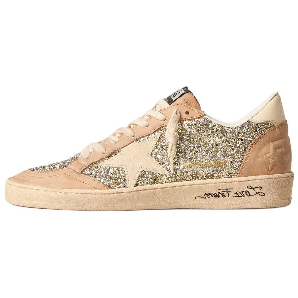 Golden Goose Ball Star Low Top Skateboard Shoes Women's Beige