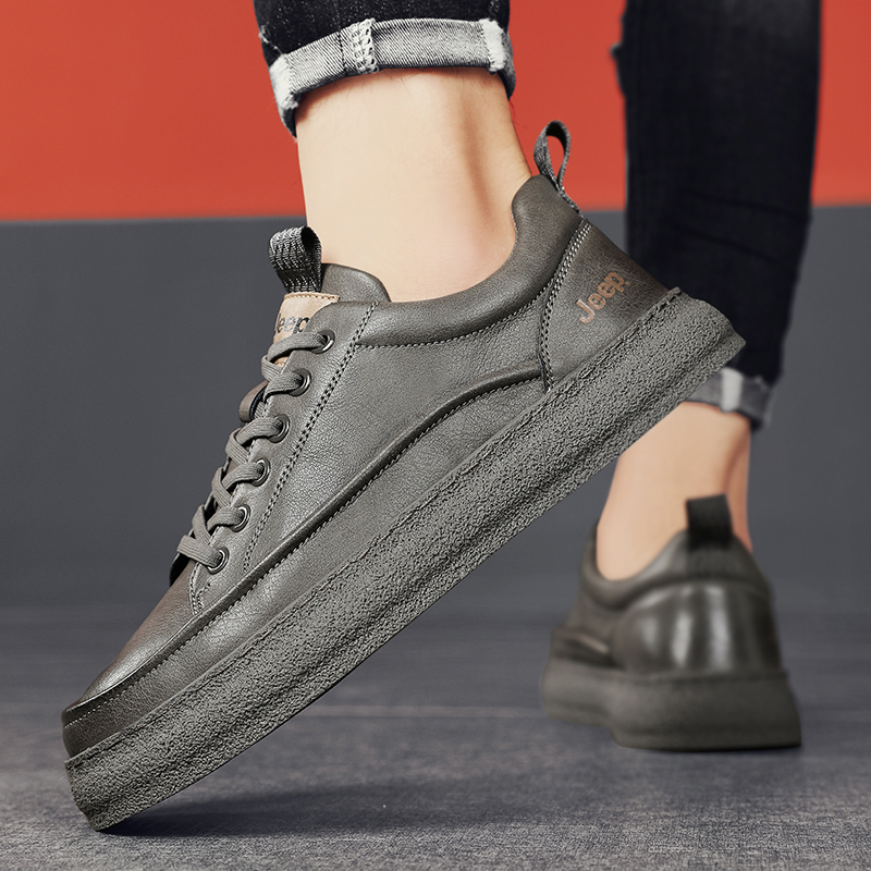 Jeep Low Top Skateboard Shoes Men's Gray купить в интернет-магазине Yoocart с быстрой доставкой по России.