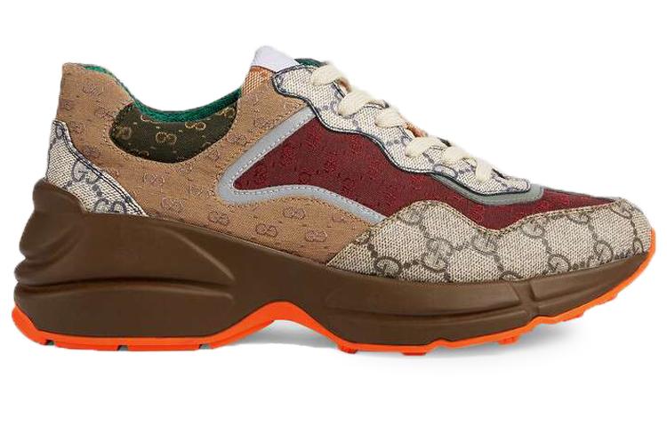 GUCCI Women's Gg Rhyton 'Beige Brick Red' Women's купить в интернет-магазине Yoocart с быстрой доставкой по России.