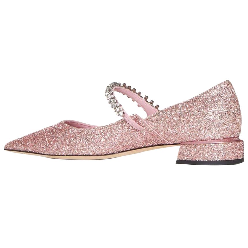Jimmy Choo Bing Casual Single Shoes Women's Pink