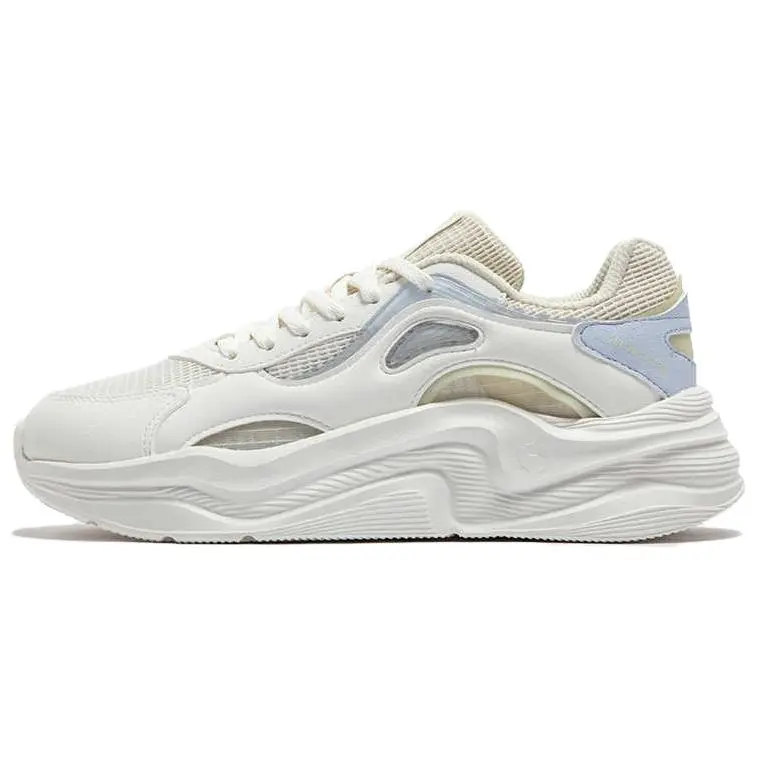 361° Breathable And Resilient Low Top Casual Shoes Women's Blue White