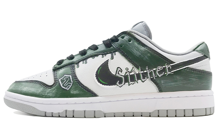 Nike Dunk Retro Anti-Slip And Wear-Resistant Lightweight Low-Top Skateboard Shoes Men's Gradient Green