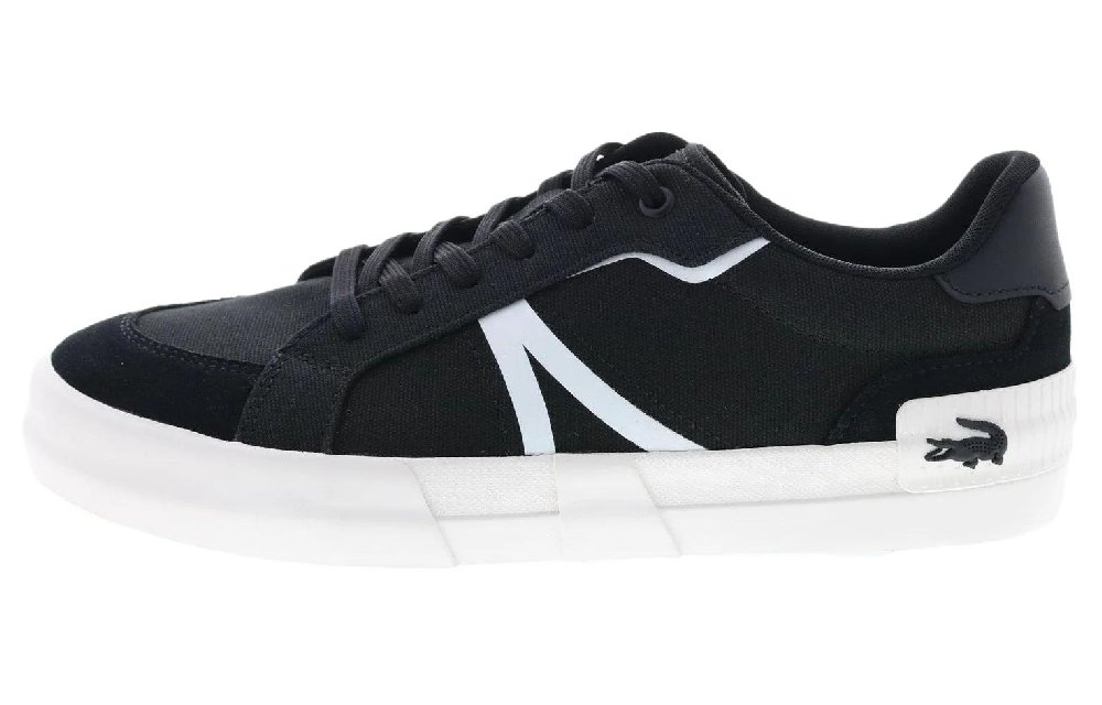 LACOSTE Low-Top Skateboard Shoes Men's Black