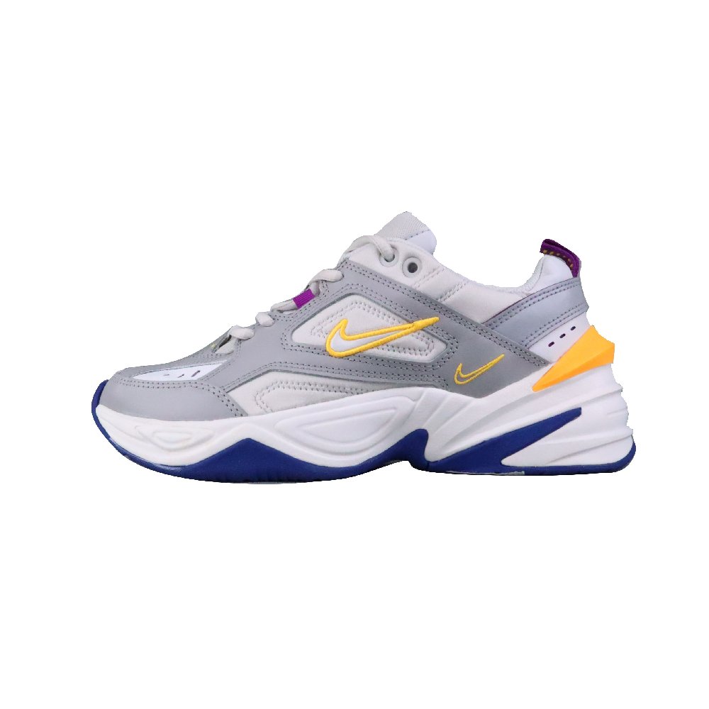 Nike M2K Wear-Resistant Slip-Resistant Low-Top Chunky Sneakers Women's Orange Gray