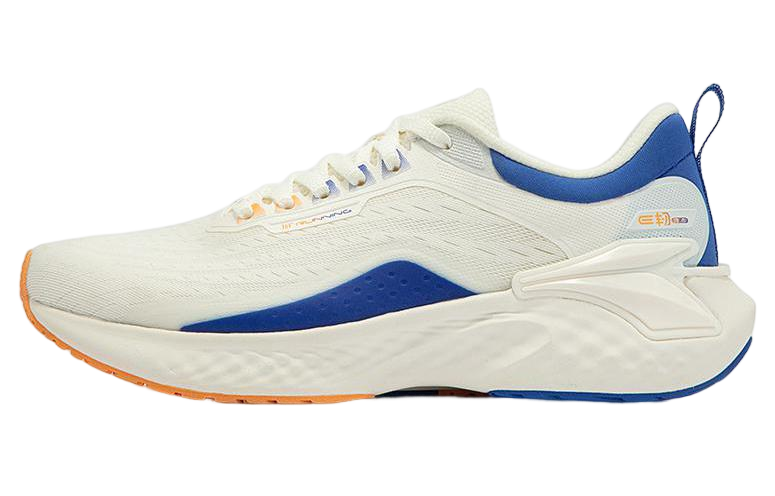 361° Slip-Resistant Breathable Cushioning Low-Top Running Shoes Men's White Blue