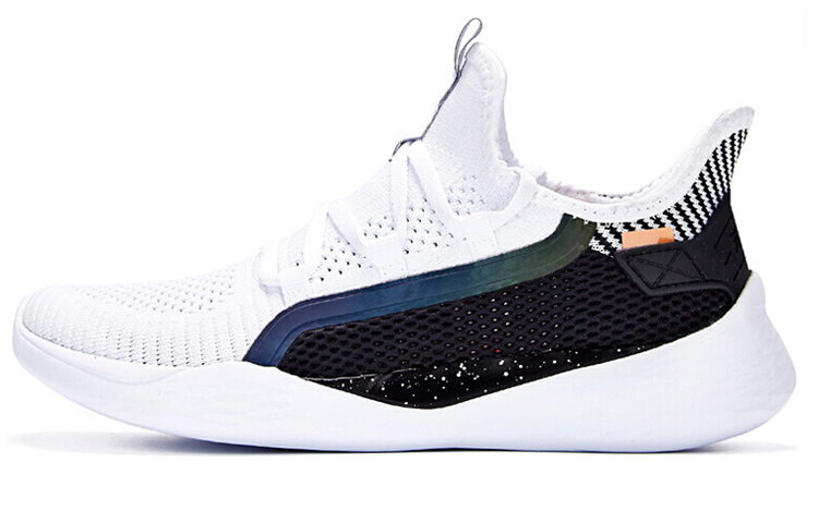 361° Slip Resistant, Abrasion Resistant, Lightweight Low Top Sports Casual Shoes Men's White Black