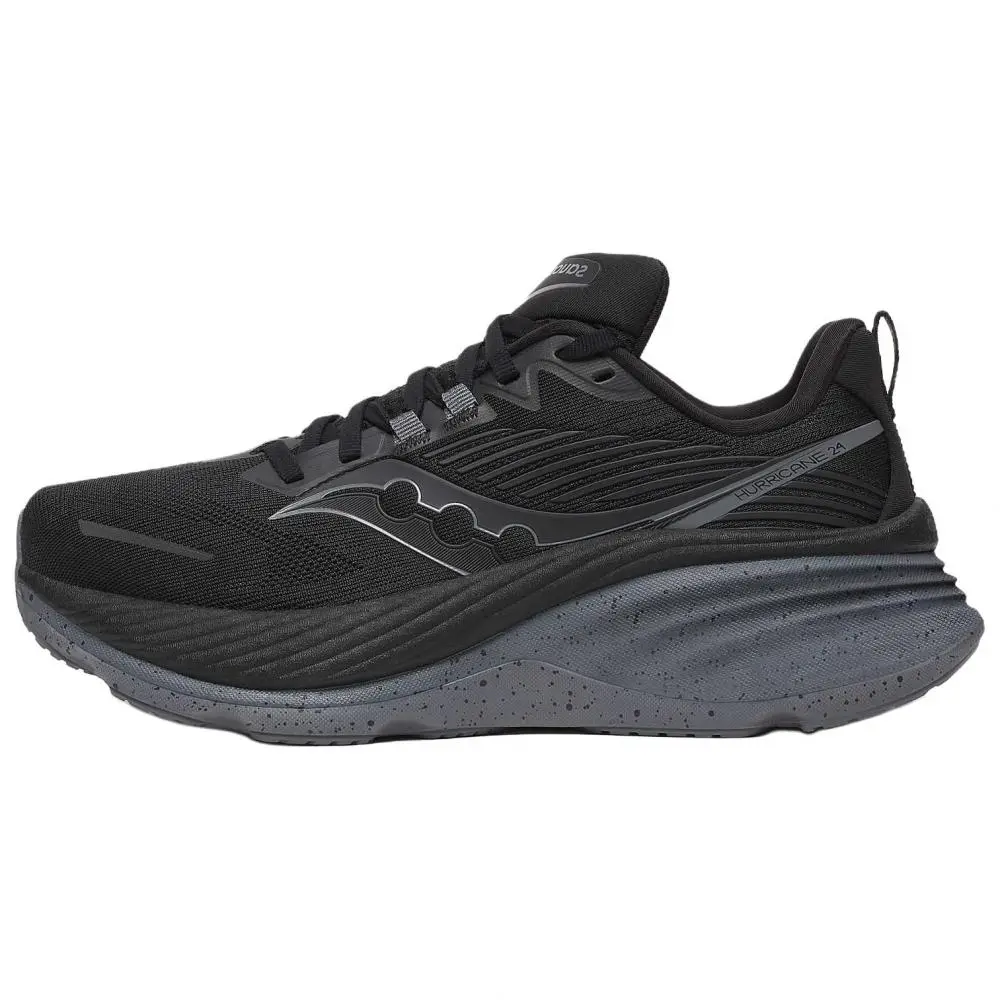 Saucony Hurricane 24 Black Shadow Women's