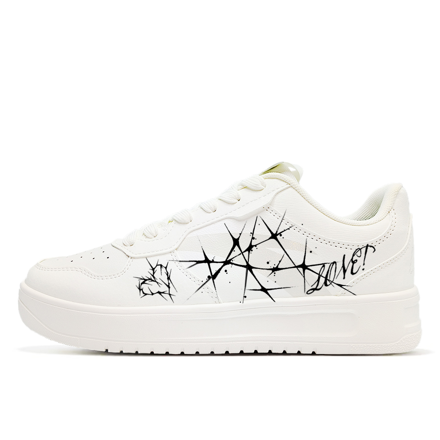 Anta Life Collection Heart Of Thorns Slip-Resistant Cushioning Abrasion-Resistant Low-Top Skateboard Shoes Men's Black