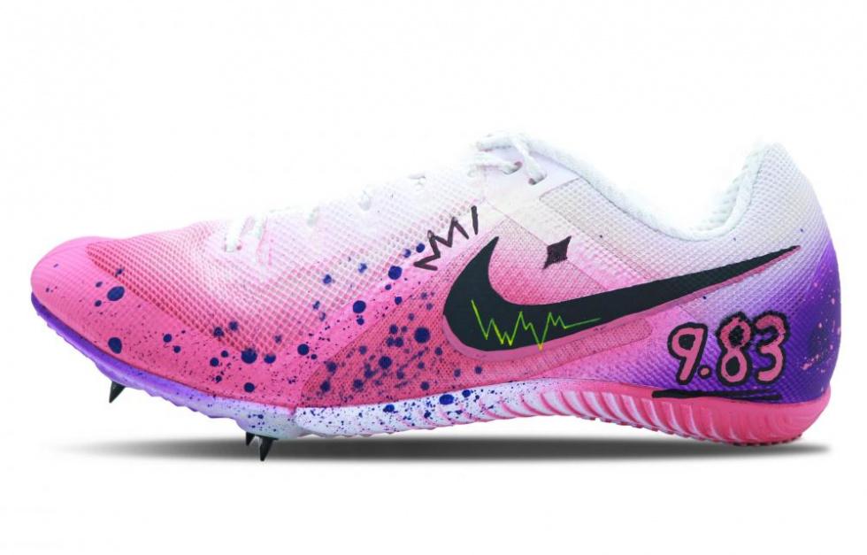 Nike Zoom Rival Multi Cushioning Wear-Resistant Breathable Supportive Low-Top Training Running Shoes Unisex Pink Purple
