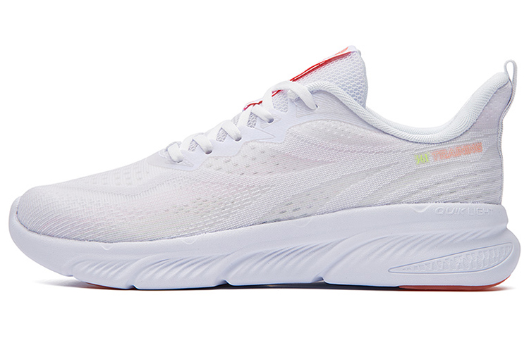 361° Casual Shoes Women's Low-Top Cloud White/Pink Orange