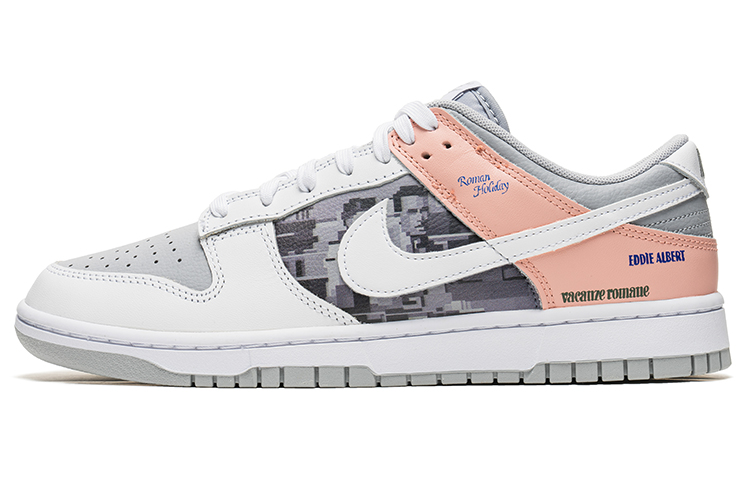 Nike Dunk Low Low-Top Skateboard Shoes Men's Gray