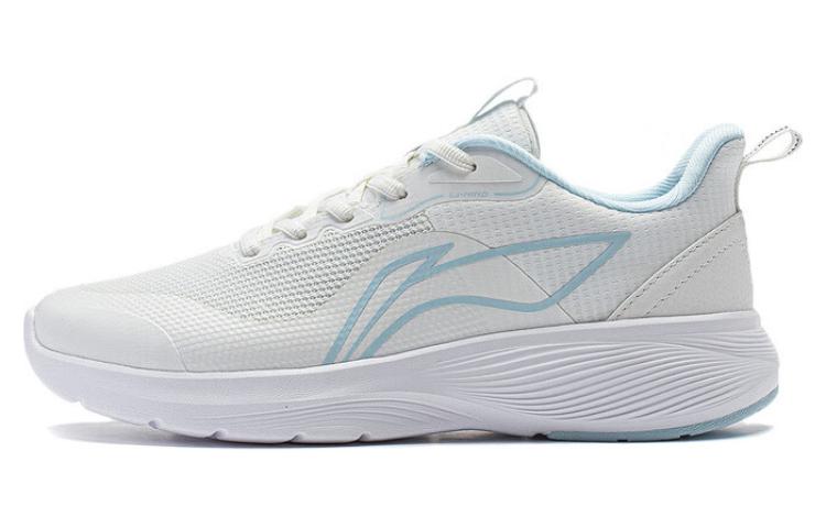 LiNing Take A Dip Cushioning Anti-Slip And Wear-Resistant Low-Top Running Shoes Women's White Blue