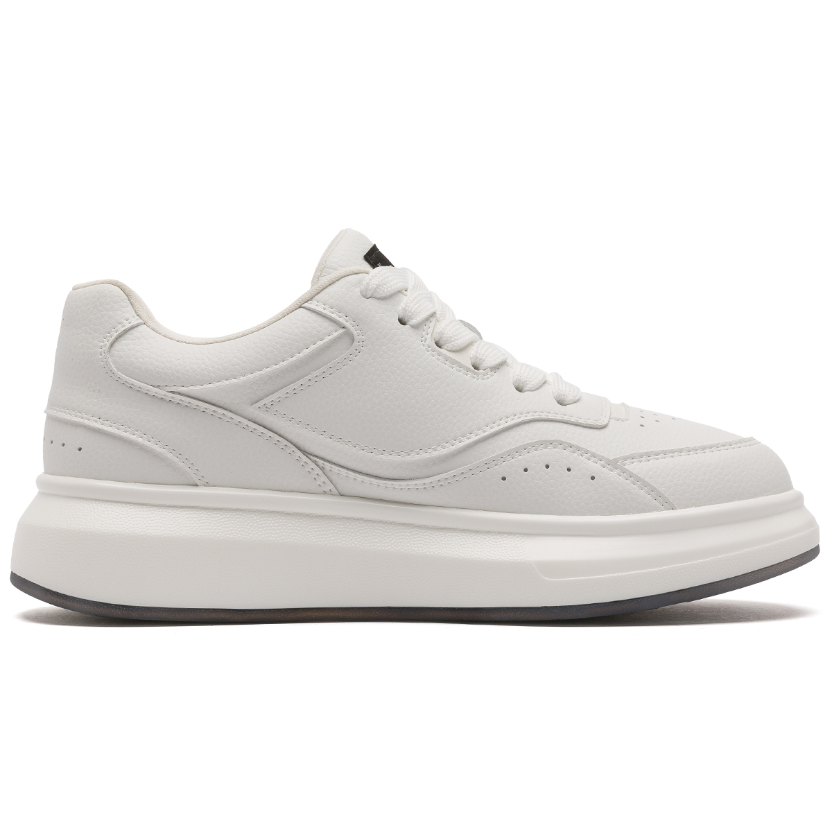 Lee White Sneakers Height Increasing Low top Skateboard Shoes Men's