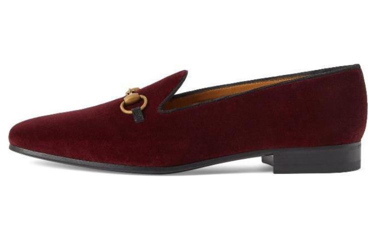 GUCCI Men's Casual Shoes Men's Burgundy