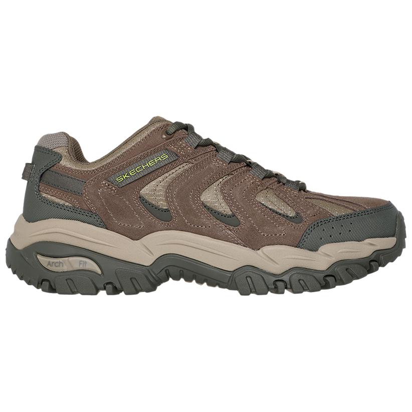 Skechers OUTDOOR Low Top Hiking Shoes Men's Brown