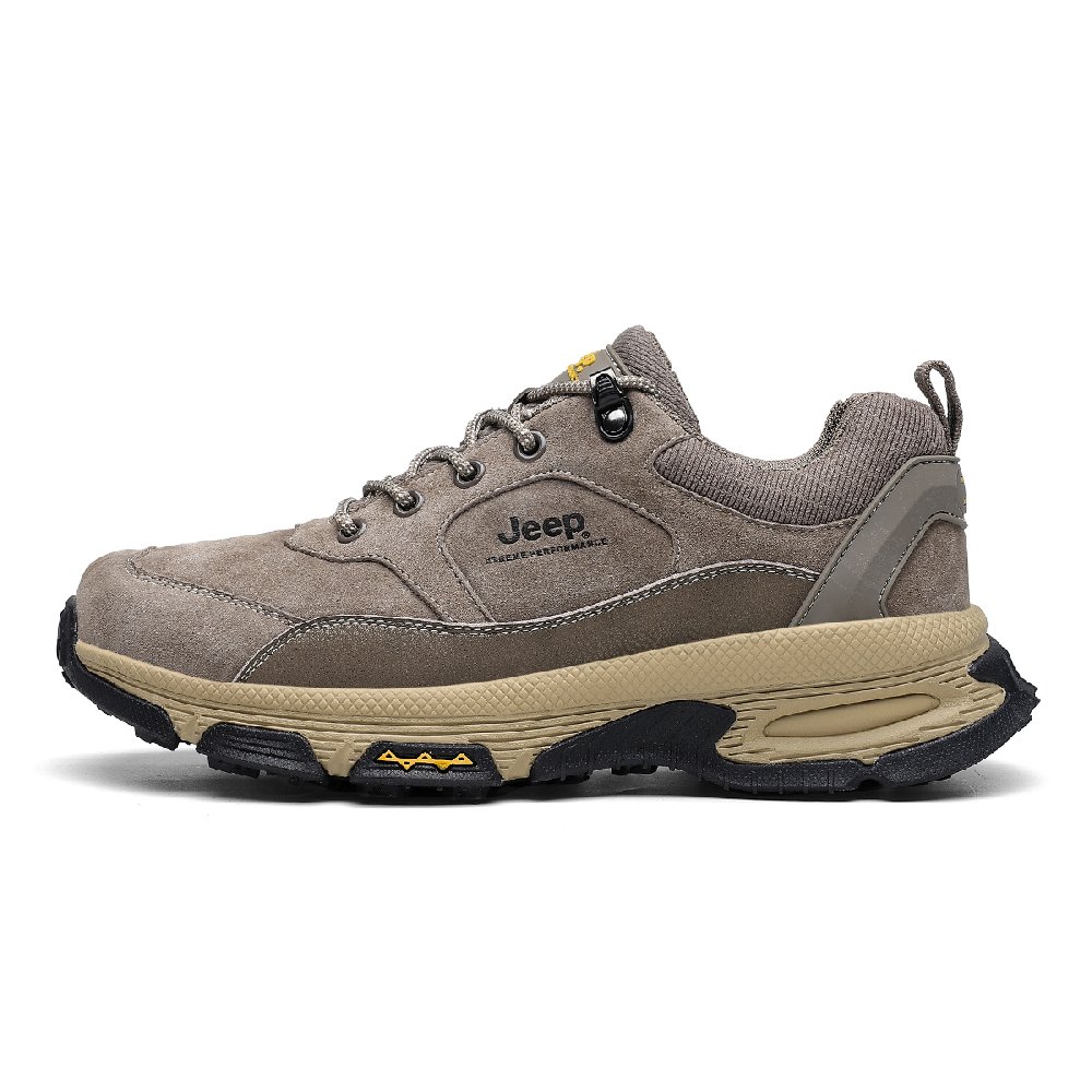 Jeep Low Top Outdoor Shoes Men's Khaki