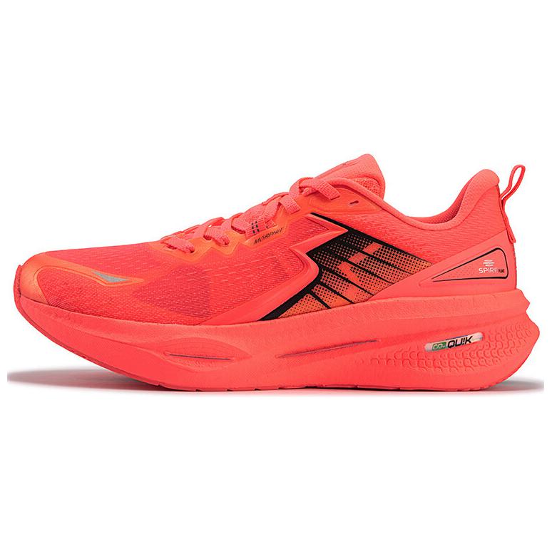 361° Float Cushioned Slip-Resistant Low-Top ETPU Casual Running Shoes Men's Red Black
