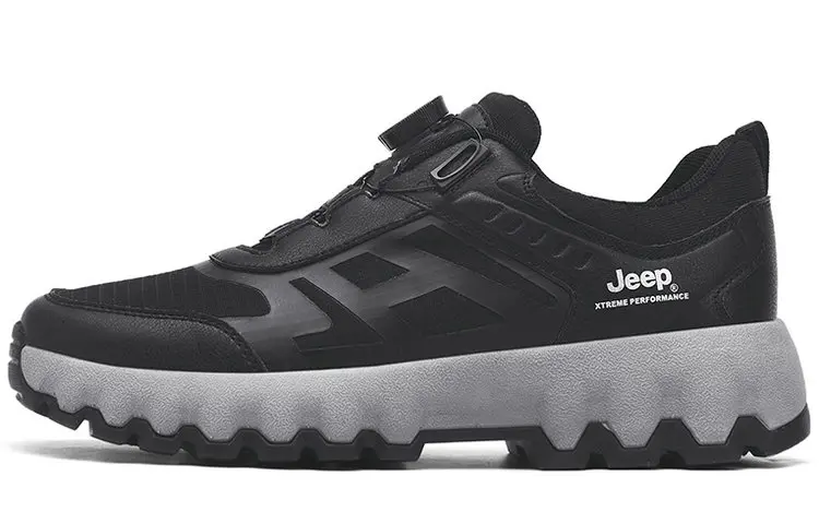 Jeep Low-Top Sports Casual Shoes Men's Black