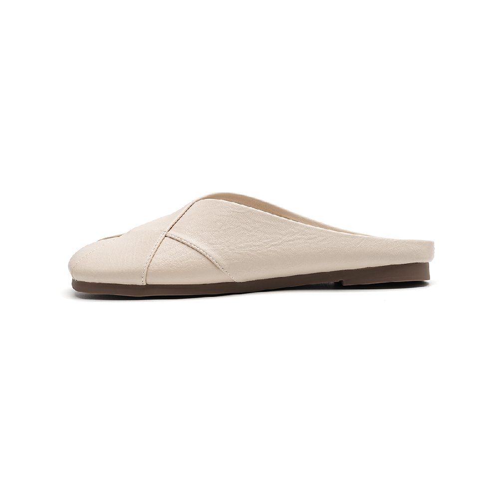 EBLAN Closed Toe Slippers Women's Beige
