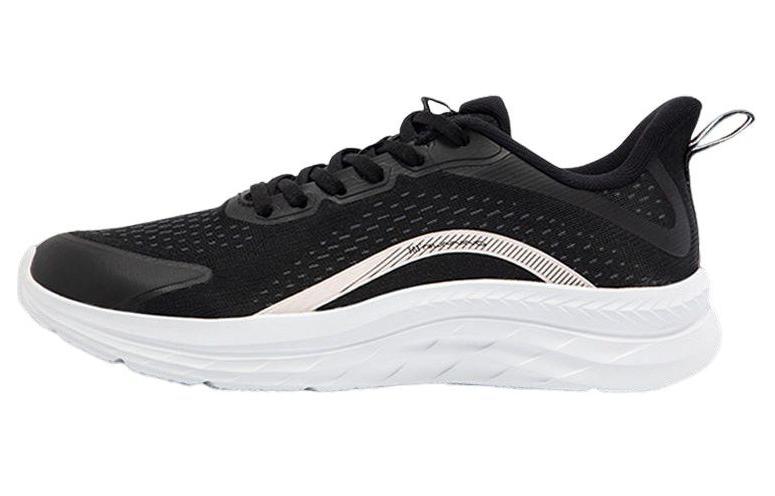 361° Cushioning Wear-Resistant Low-Top Running Shoes Women's Black Pink