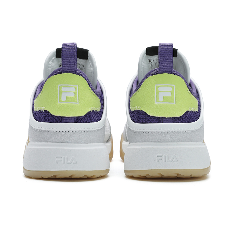 FILA Pioneer Series Cushioning Wear Resistant Low Top Skateboard Shoes Women's White