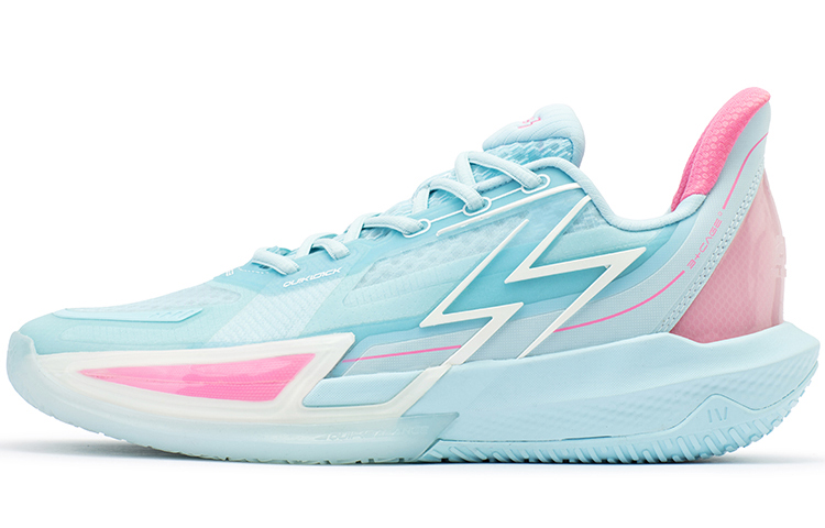 361° Big3 4.0 QUICK Basketball Shoes Unisex Low top Blue/Pink