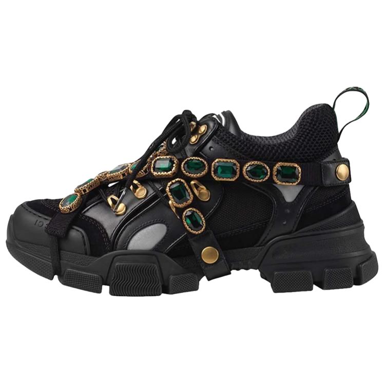 GUCCI Women's Flashtrek Crystals 'Black' Women's