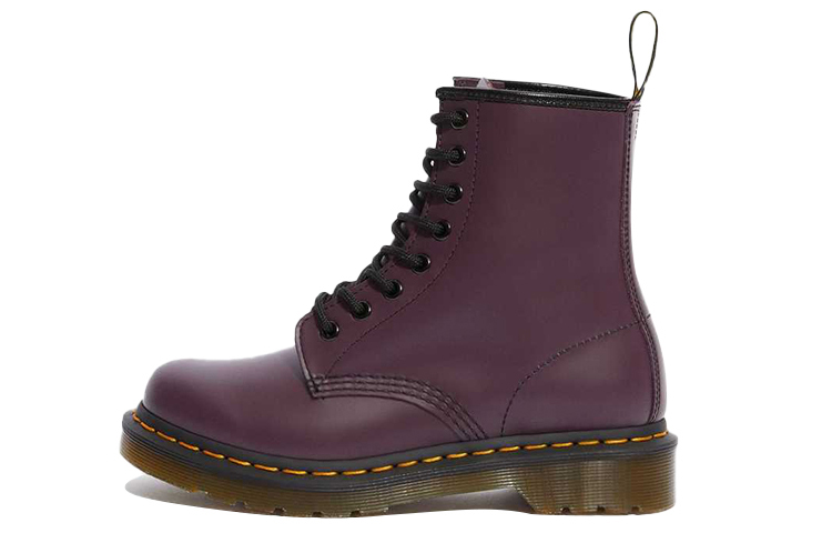 Dr. Martens 1460 Smooth Leather Lace Up Boots 'Purple' Women's