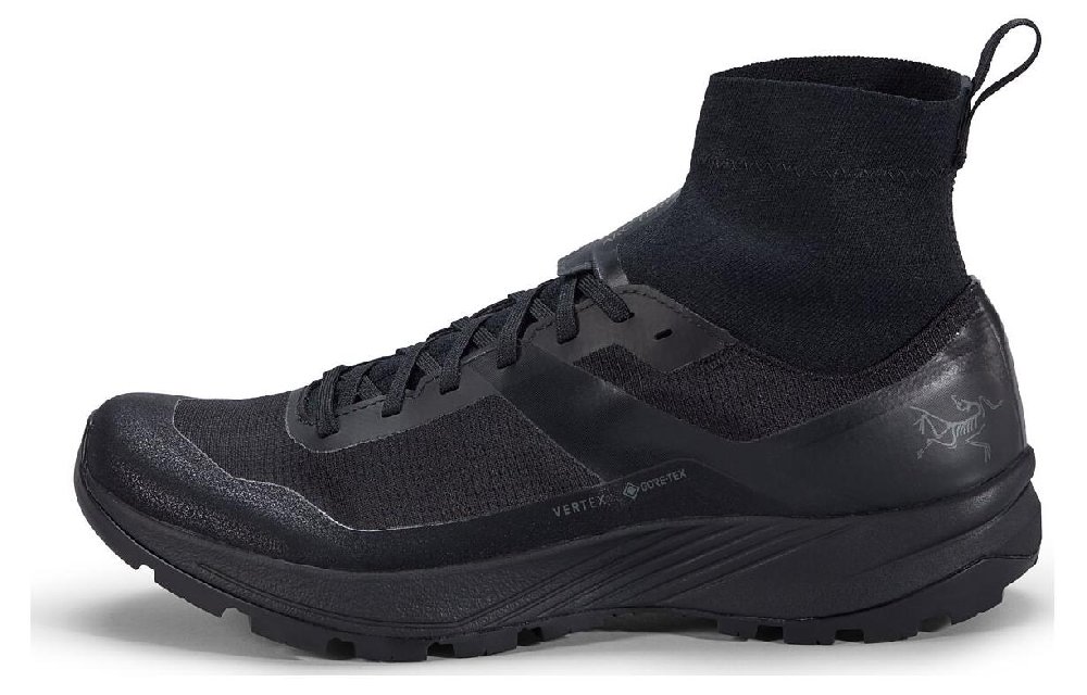 Arcteryx Verte Wear-Resistant Coverage High-Top Running Shoes Unisex Black